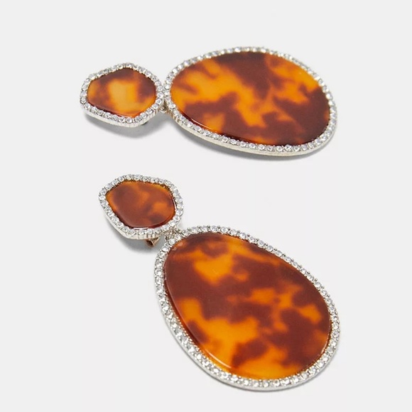 Irregular 🎅Geometric Resin Pendant Drop Earrings - Picture 2 of 3